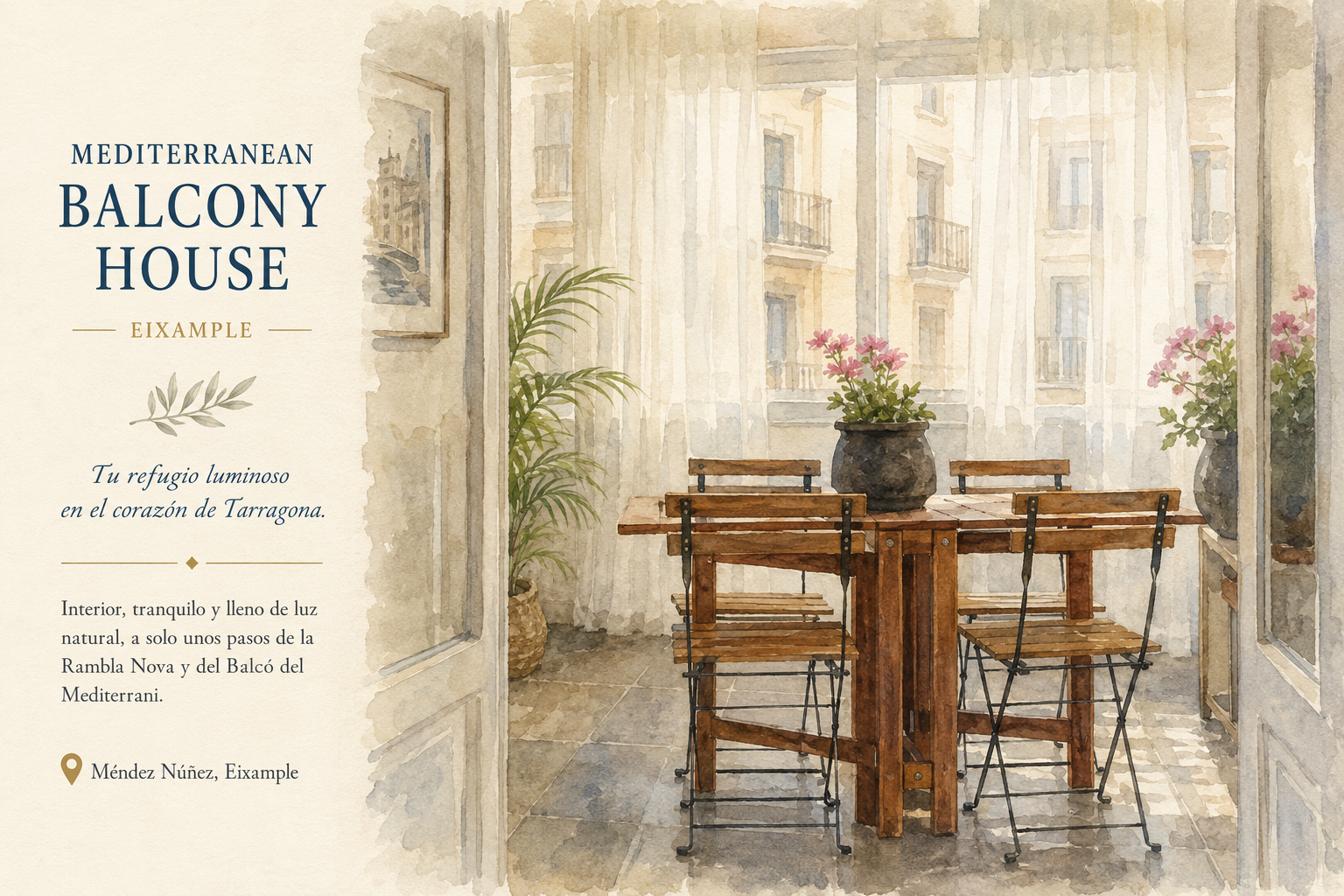 Mediterranean Balcony House in Tarragona