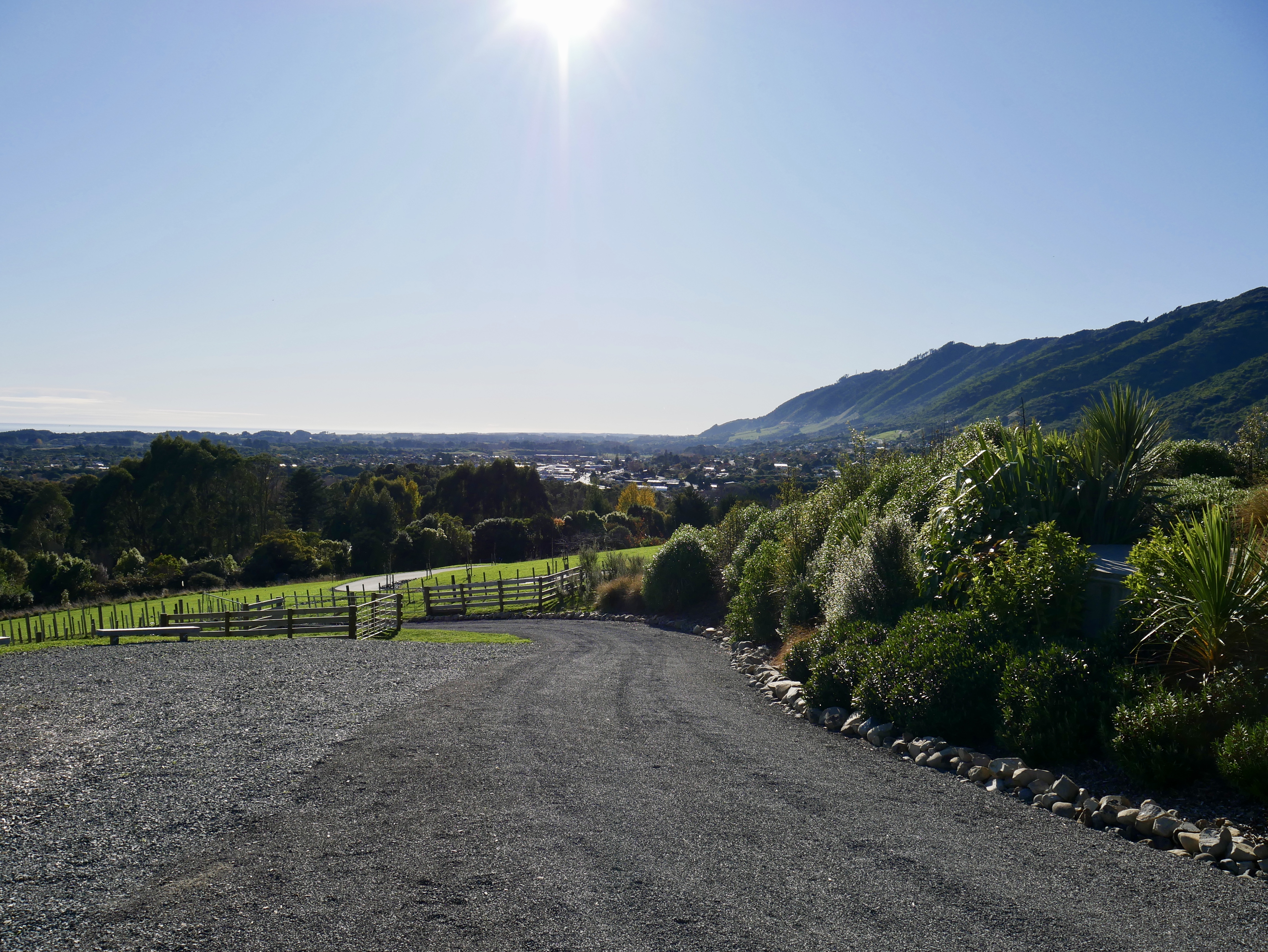 Plenty of space for parking and turning around