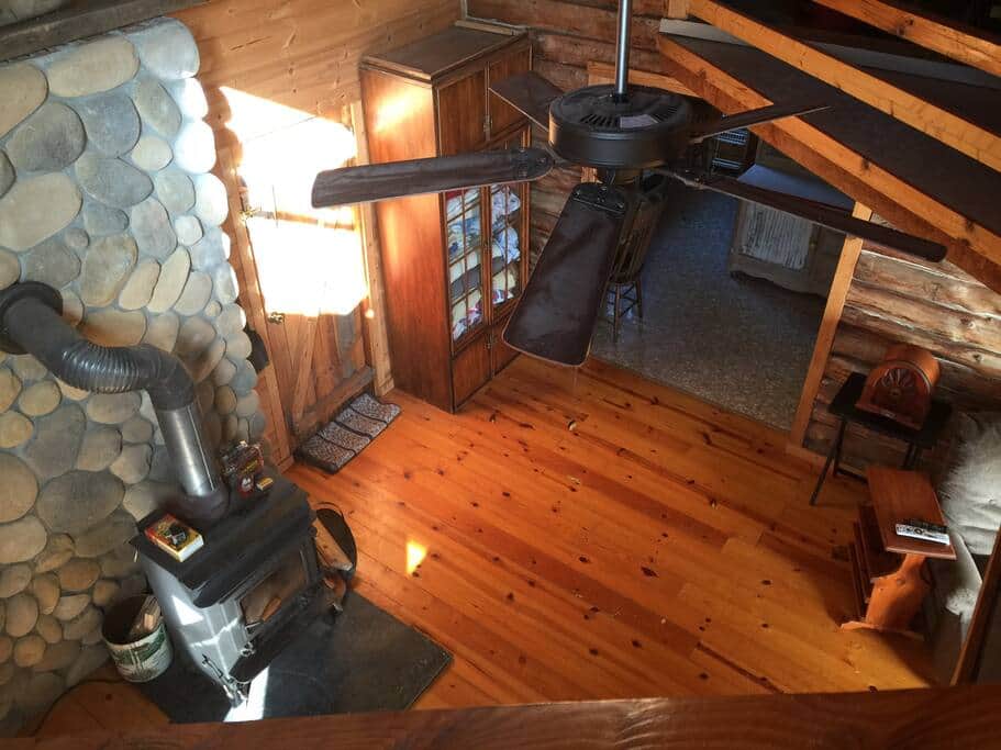 This is from the loft looking down. This is from the loft looking down.