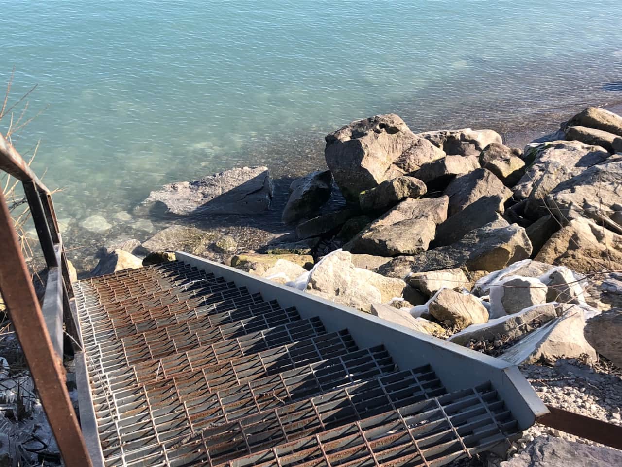 Steps out front to the North Bay