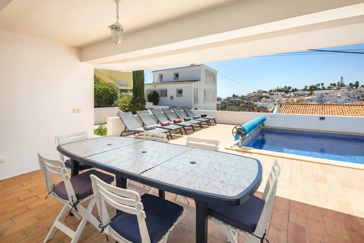Carvoeiro Rentals Casa Caravela pool terrace2