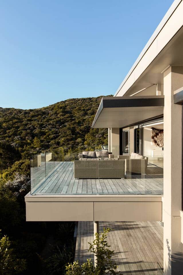 The forward deck has plenty of seating for those magical evenings 