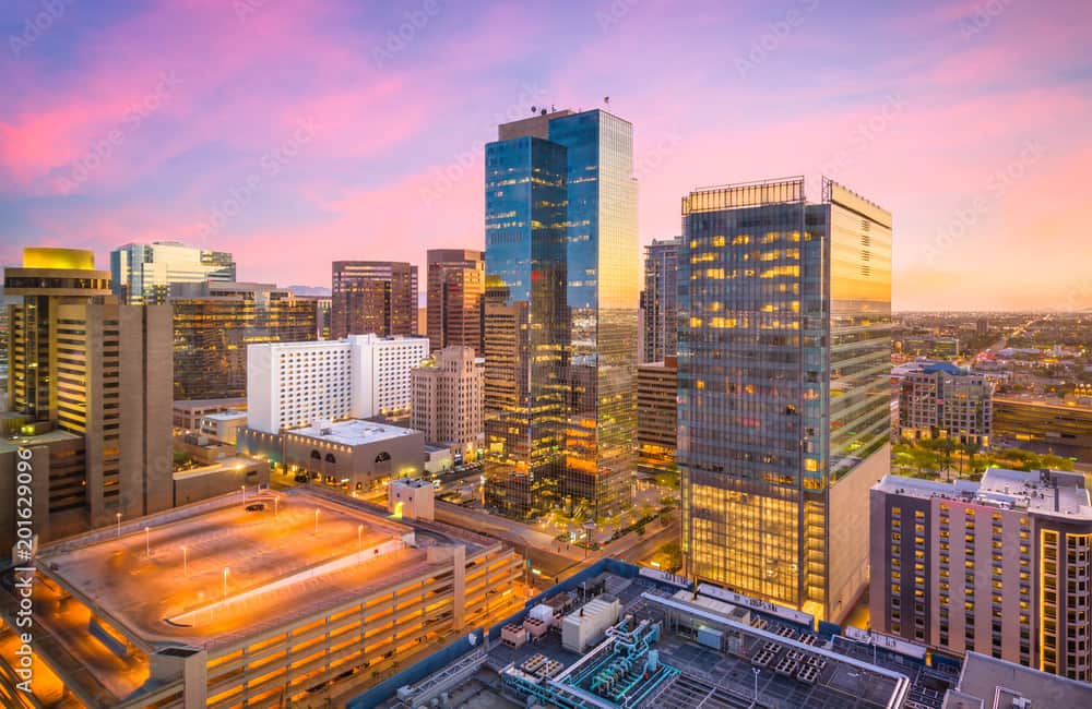 Phoenix, Arizona, USA Cityscape
