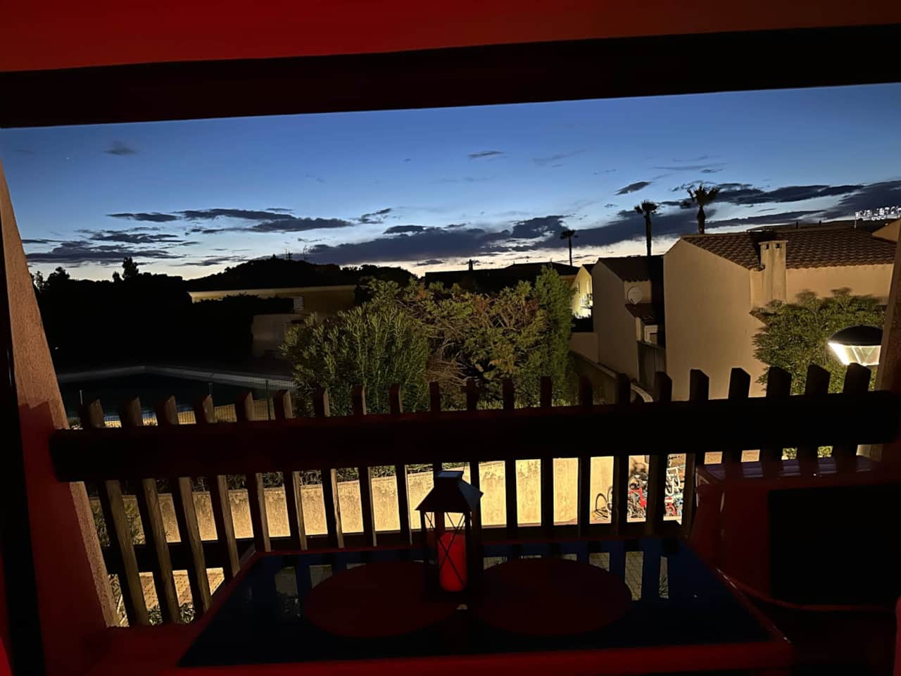 PV 117 Studio terrasse nuit