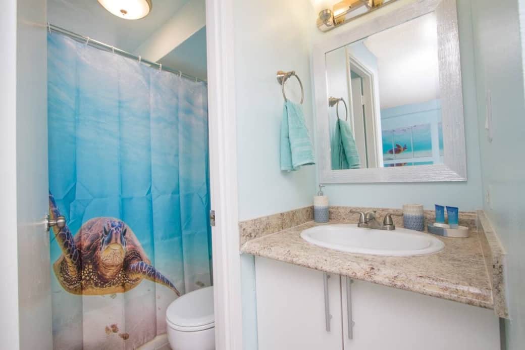 Bathroom area