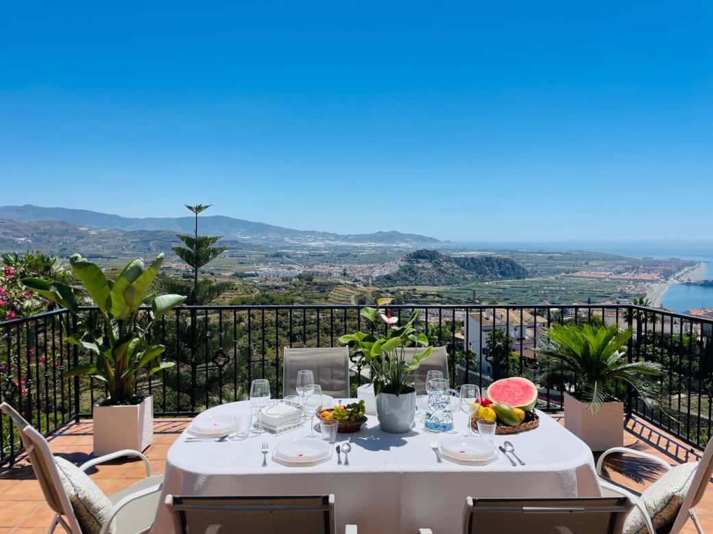 vistas desde la terraza