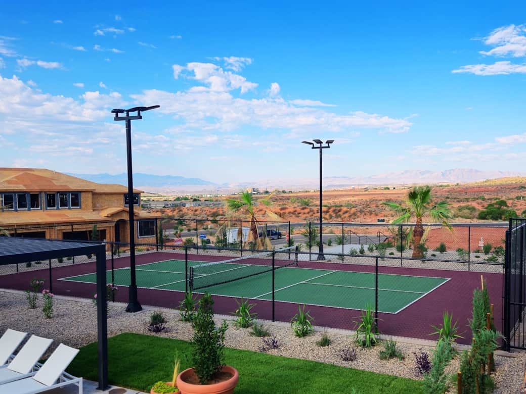 Two Pickleball Courts
