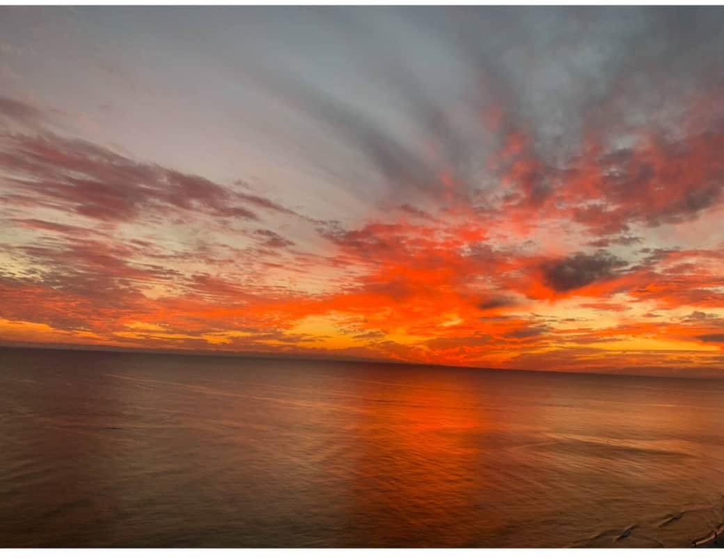 Sunset from the Balcony