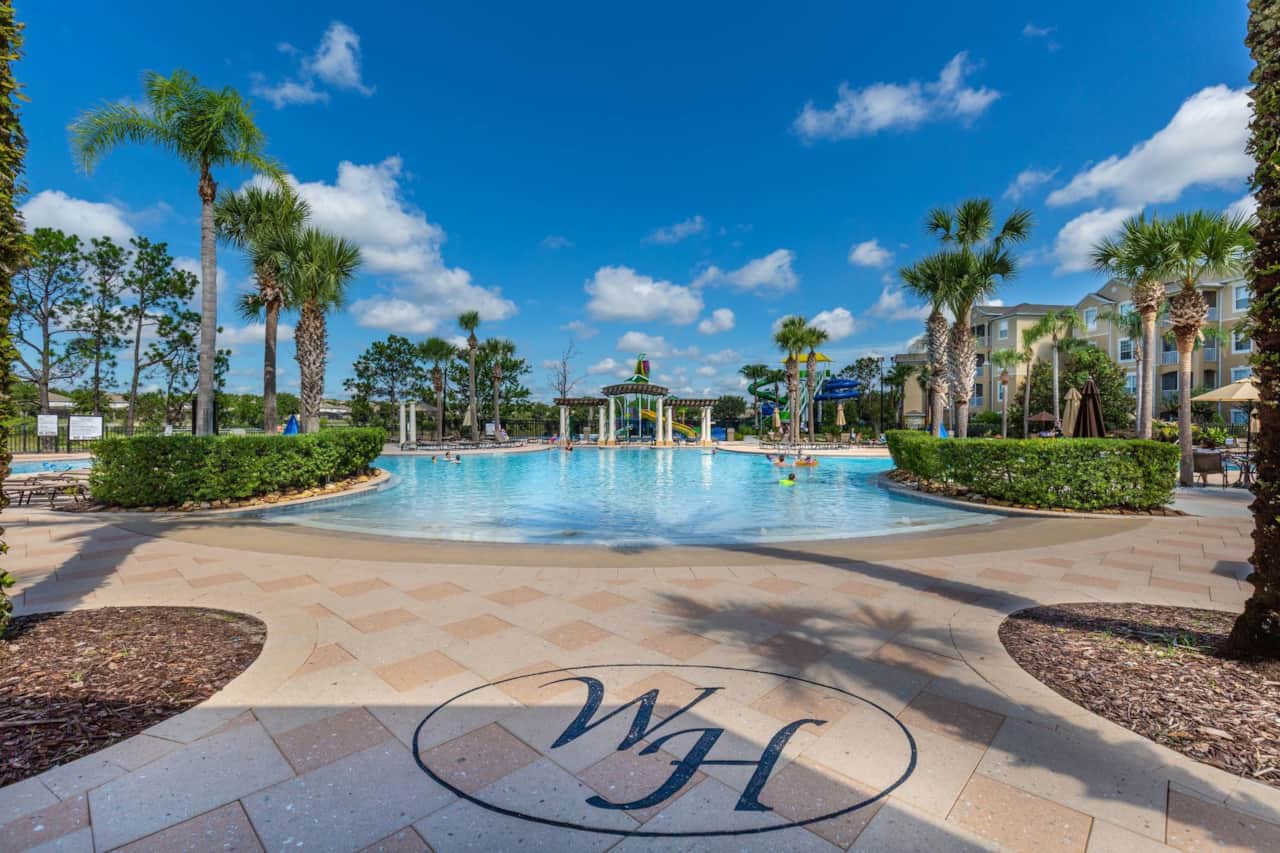 Zero-entry, double Olympic-sized swimming pool at Windsor Hills