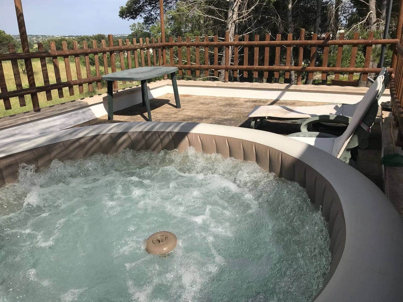private hot tub