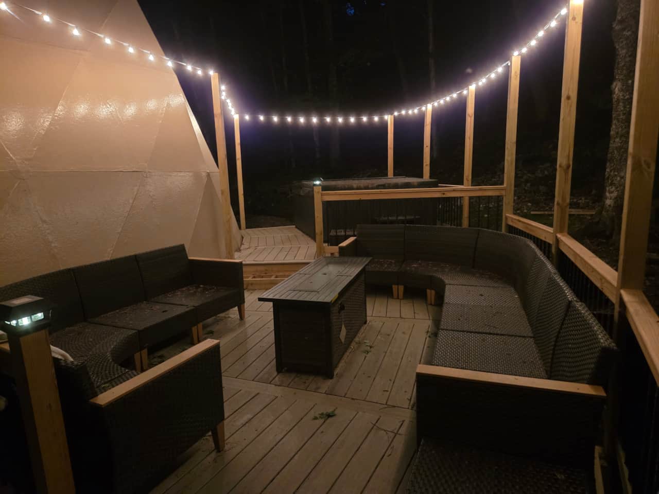 Back Deck with Spa