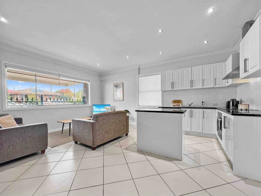 Kitchen + Living Area