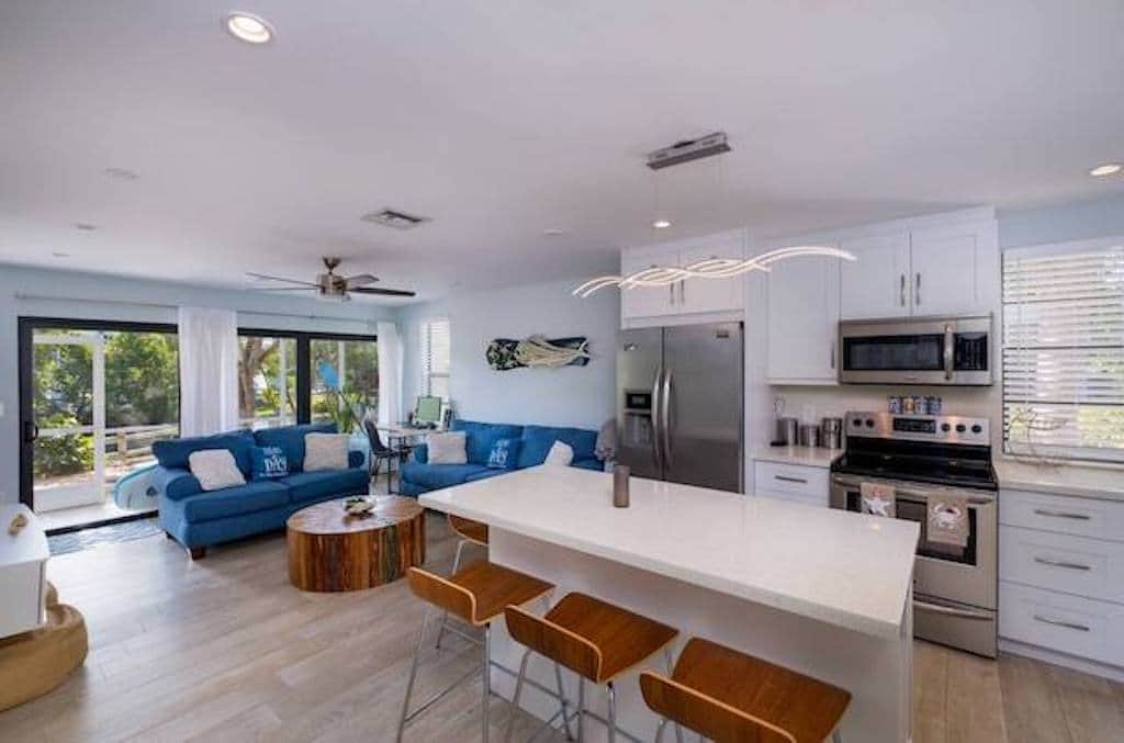 Kitchen and Living room