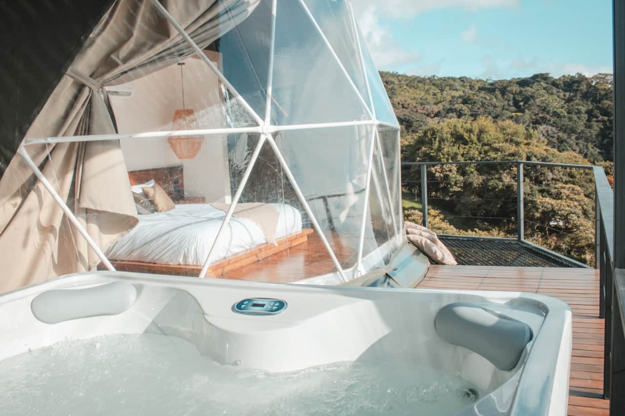 Hot tub, loft net, king size bed, and breathtaking views. What else do you need?