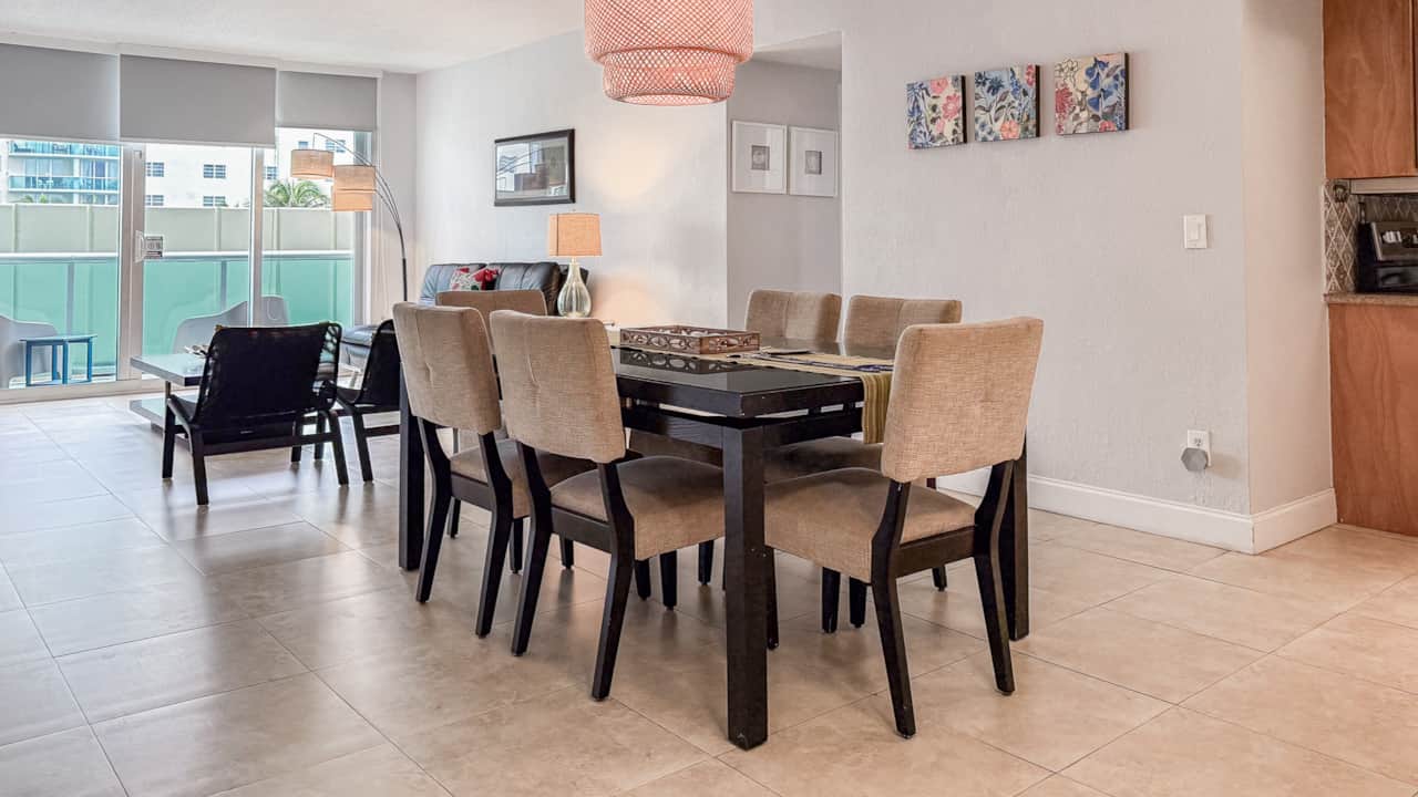 Comedor y sala de estar