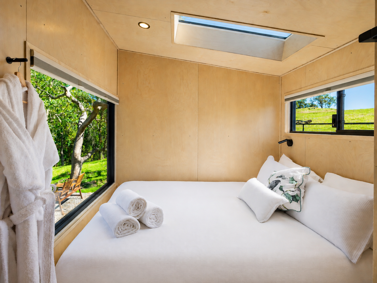 Bed with Scenic and Star View