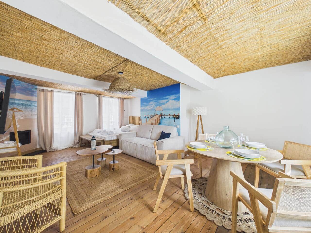 Suite Plage  Salon-séjour