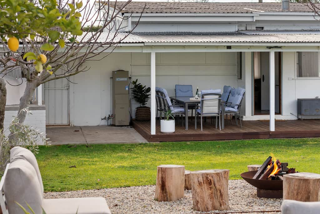 Back deck, perfect for entertaining