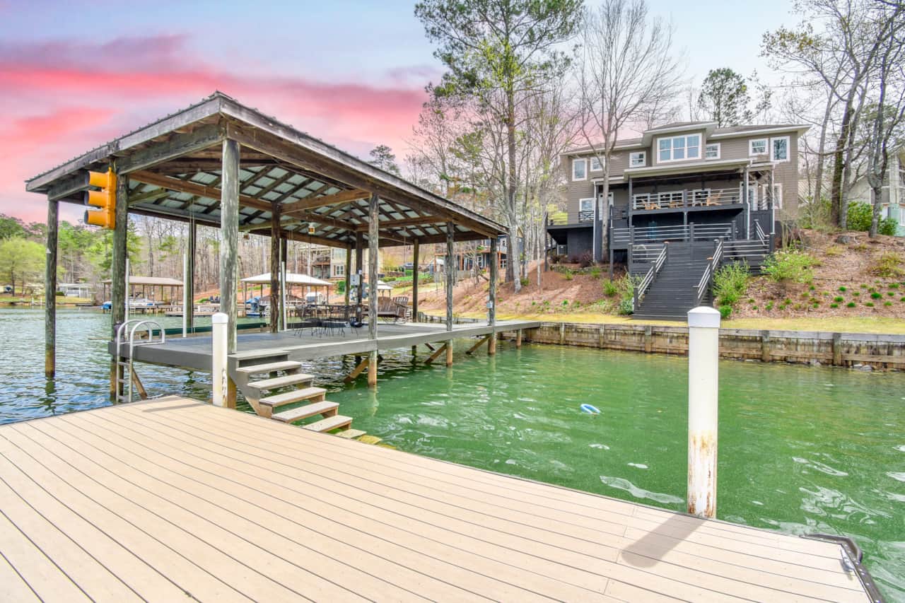 Lakeside and Dock (Early Spring Photo)