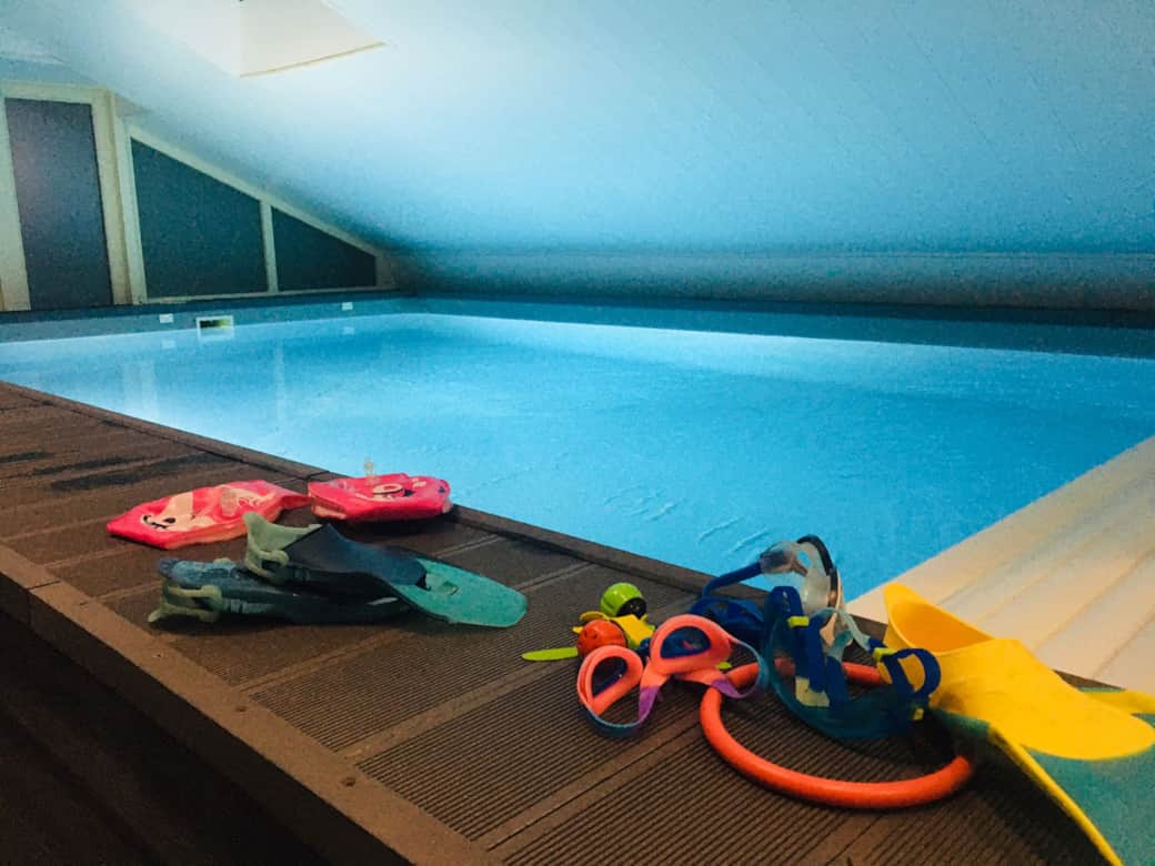 Piscine privée couverte et chauffée