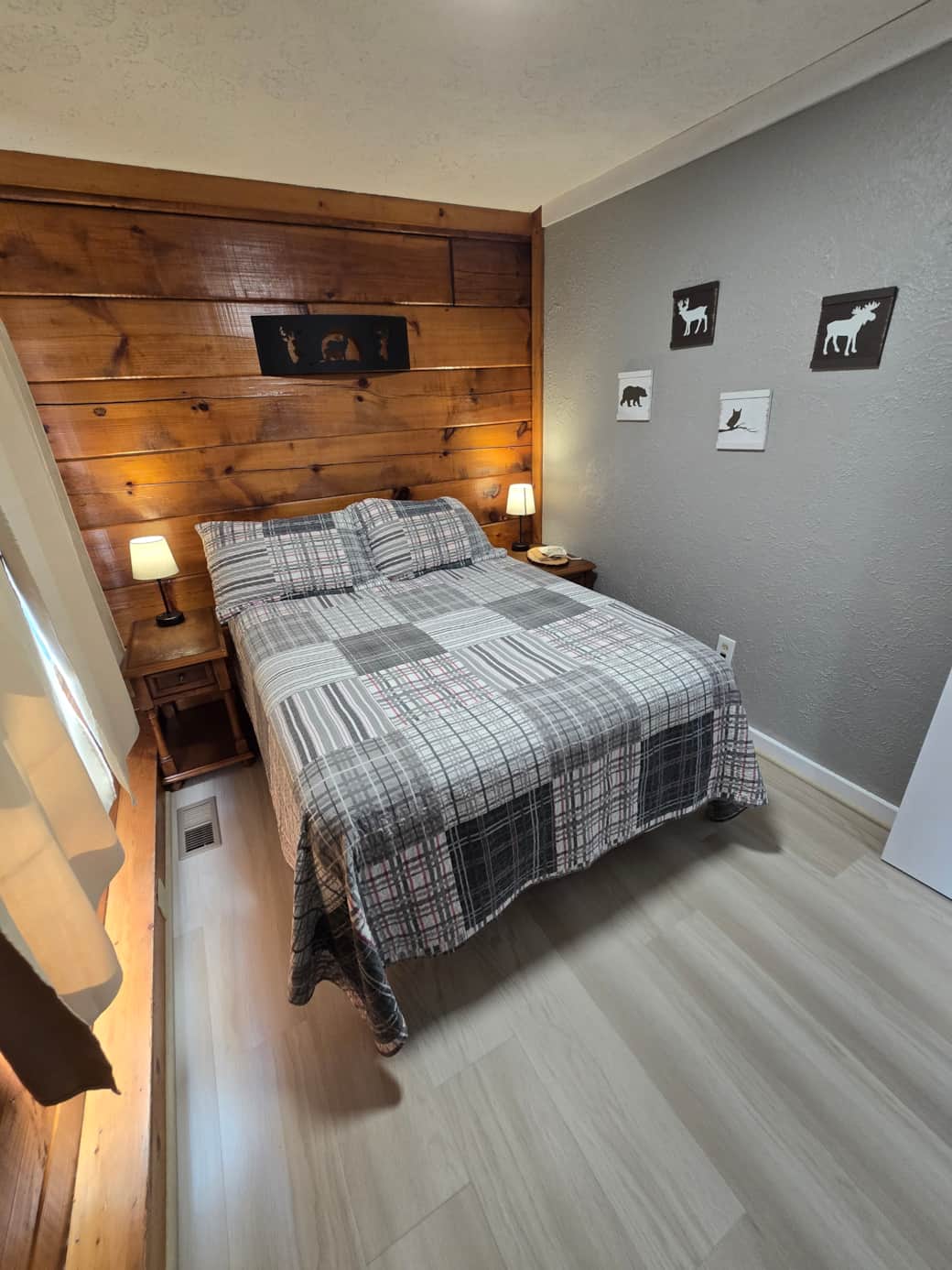 Bedroom with full bed Bedroom with full bed