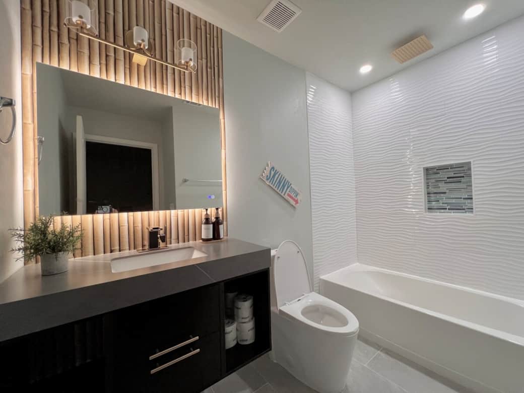 Updated bathroom