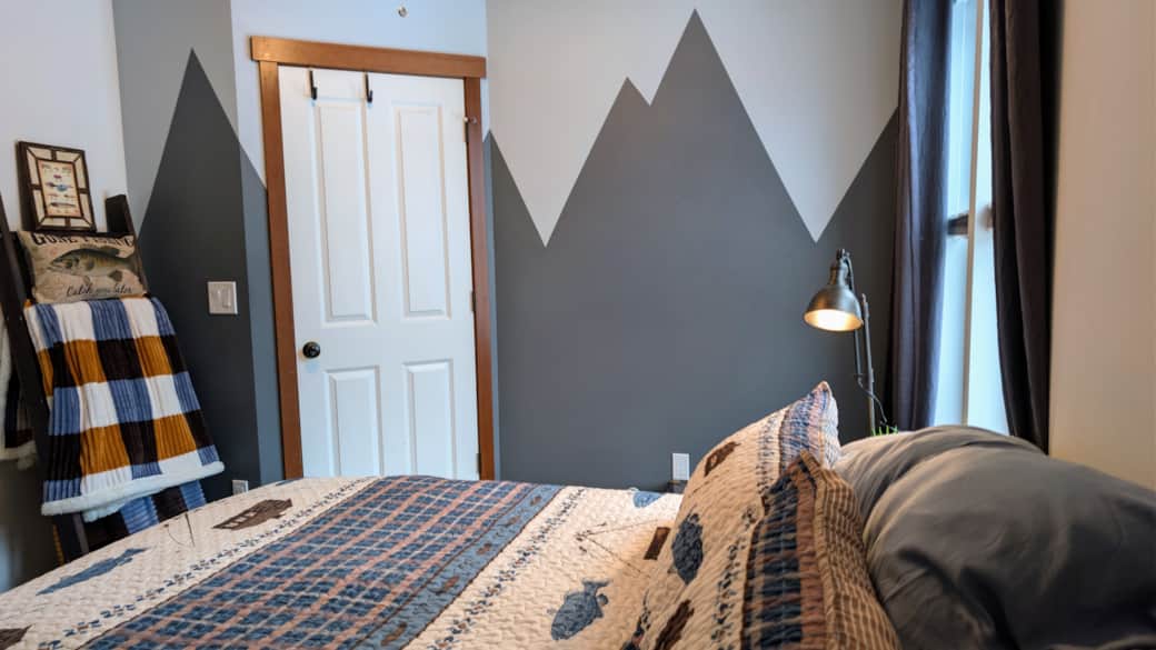 "The Fish Room" features a king bed that can convert to 2 twins