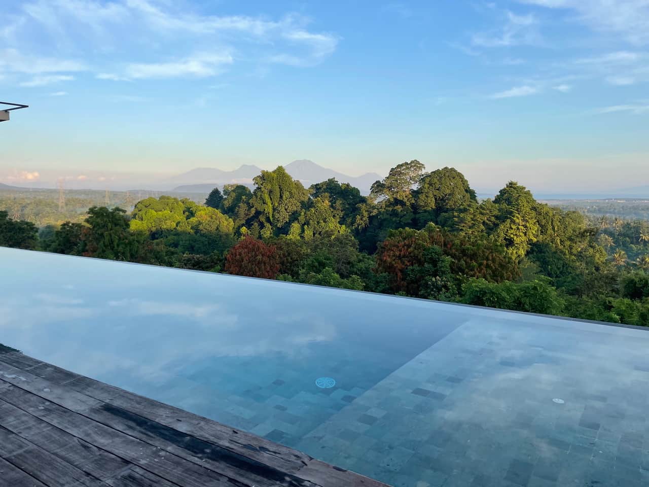Villa Kimu volcano views