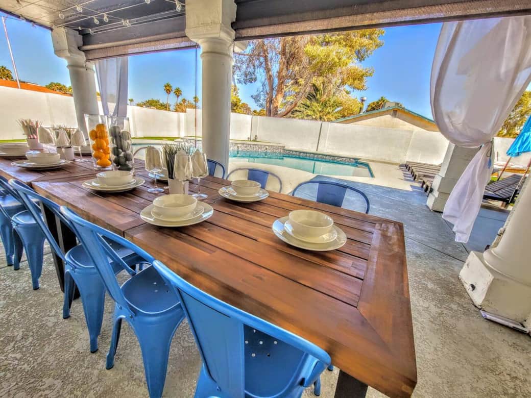 Exterior Outdoor Dining Area View #2