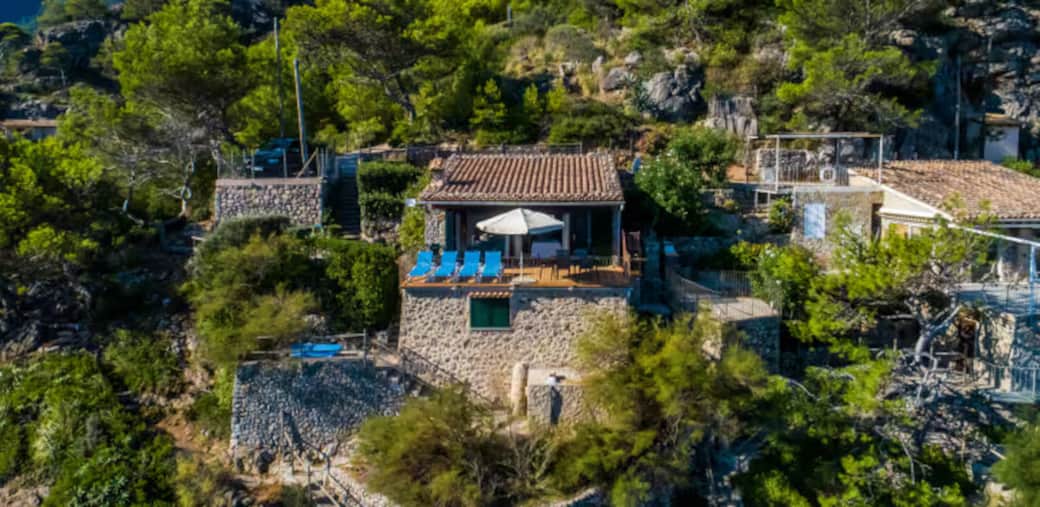 Vista hacia la casa