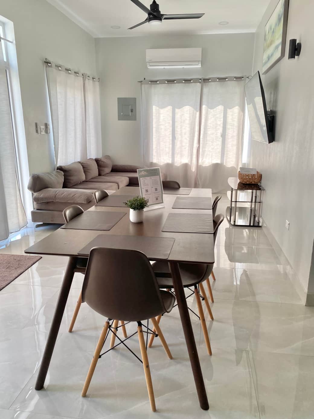 Living room and dinning table 