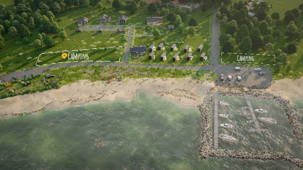 3D Visualisation - TS Loddenhoj_camping