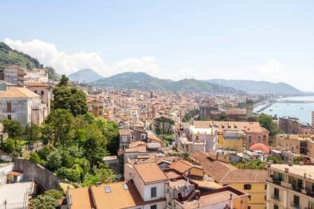 Panorama from the Private Balcony on Salerno