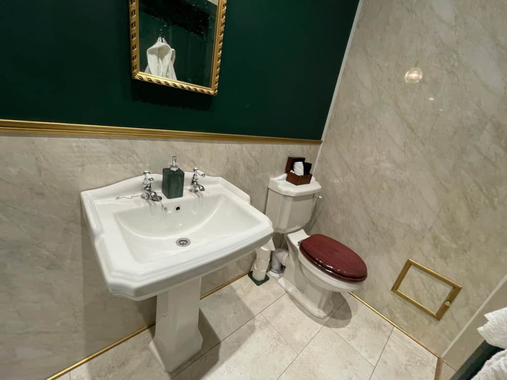 All bathrooms have face cloths and accessories