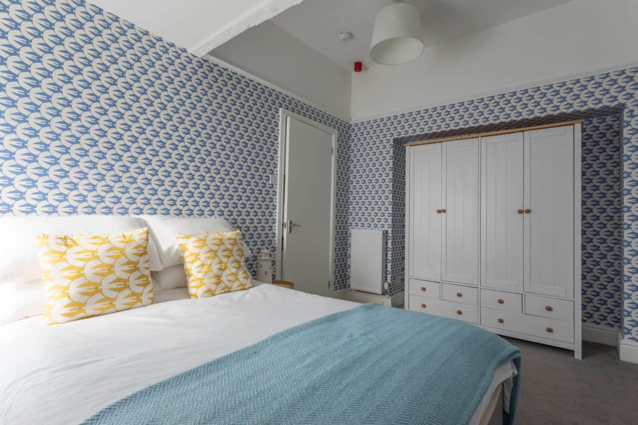 Newly refurbished, coastal chic themed bedroom