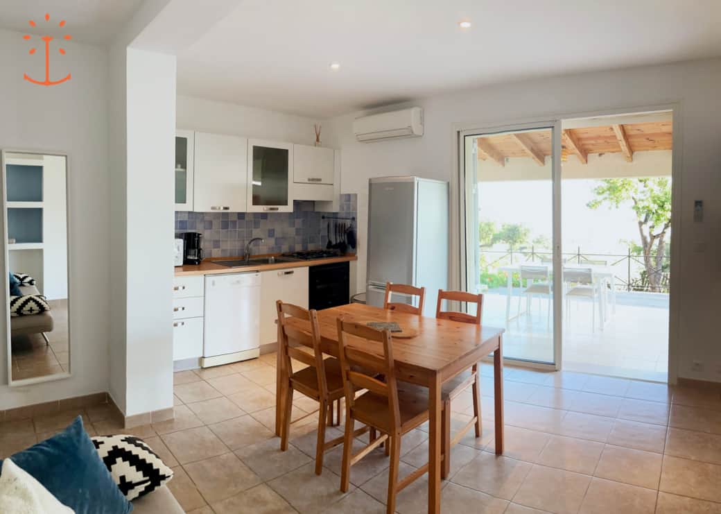 *Résidence Ogliastrello - Olmeto location - Rez-de-Jardin F3 - Cuisine 2024