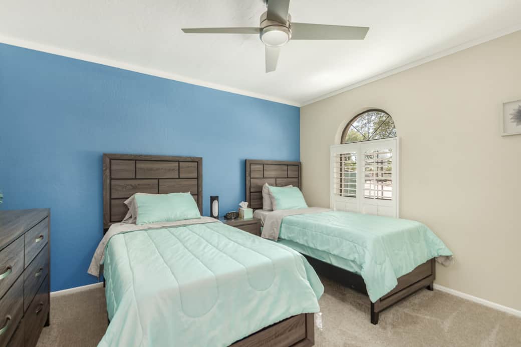 2nd bedroom has 2 twin beds 2nd bedroom has 2 twin beds
