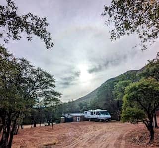 Ramsey Canyon Cabins RV Park is the only place you can park in the heart of the canyon.