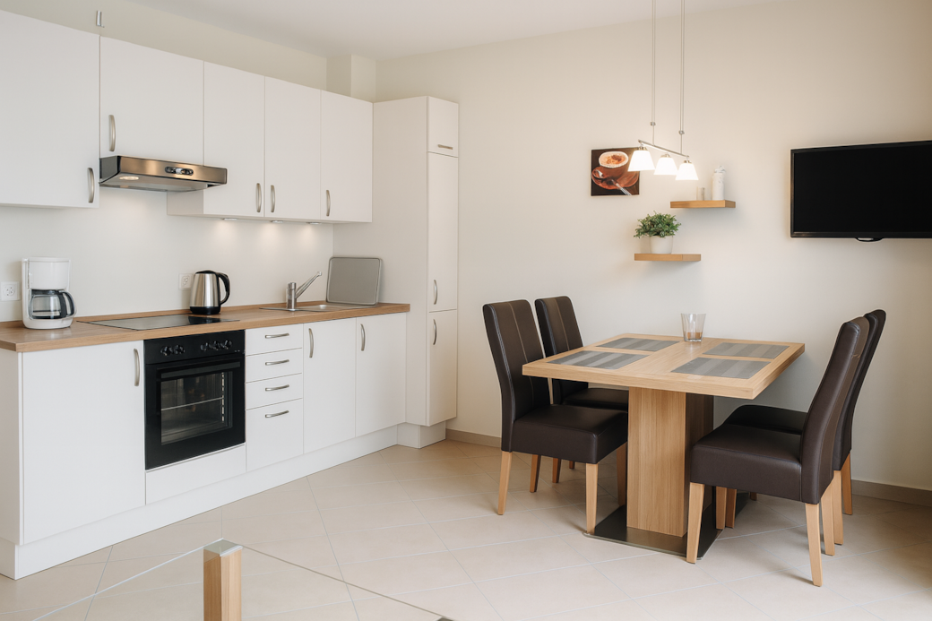 04_Helle Küchenzeile mit Essbereich 04_Helle Küchenzeile mit Essbereich