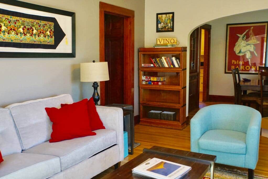 Living Room with Queen Sleeper Sofa