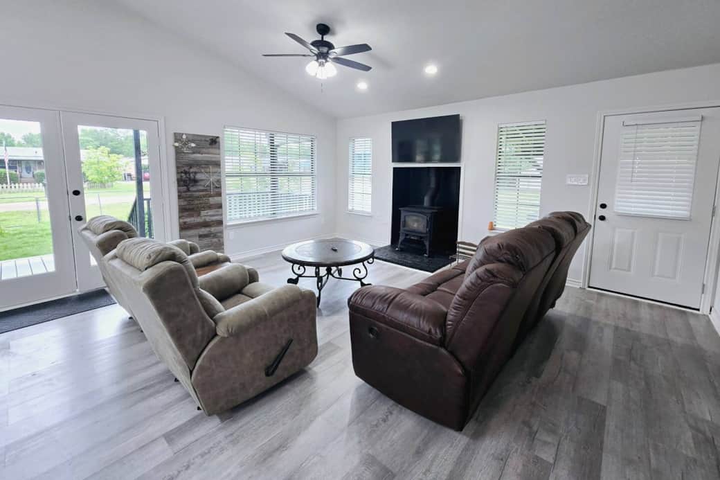 Living room with smart TV Living room with smart TV