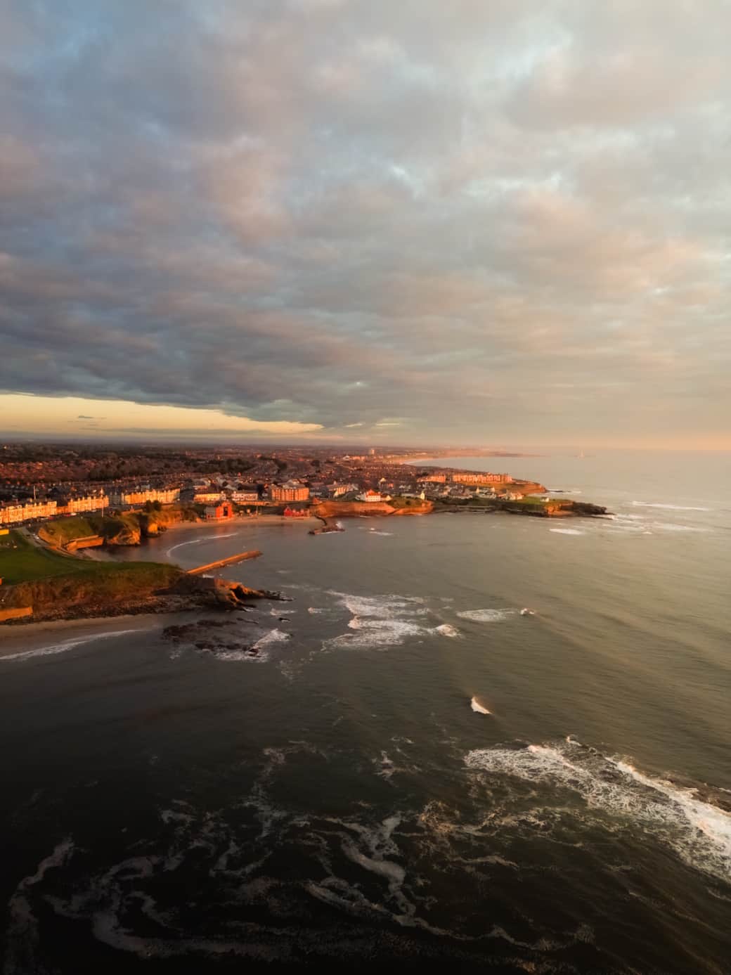 Cullercoats Sunrise Drone