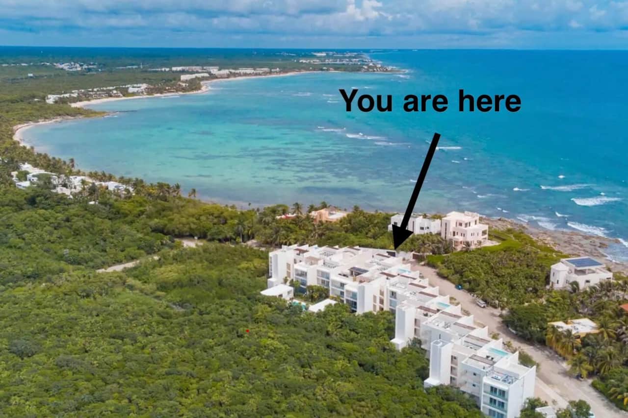 Embrace the breathtaking panorama of the Caribbean Sea—a mesmerizing backdrop for your vacation bliss. Let the azure waves be your canvas, painting unforgettable memories on your tropical escape. 