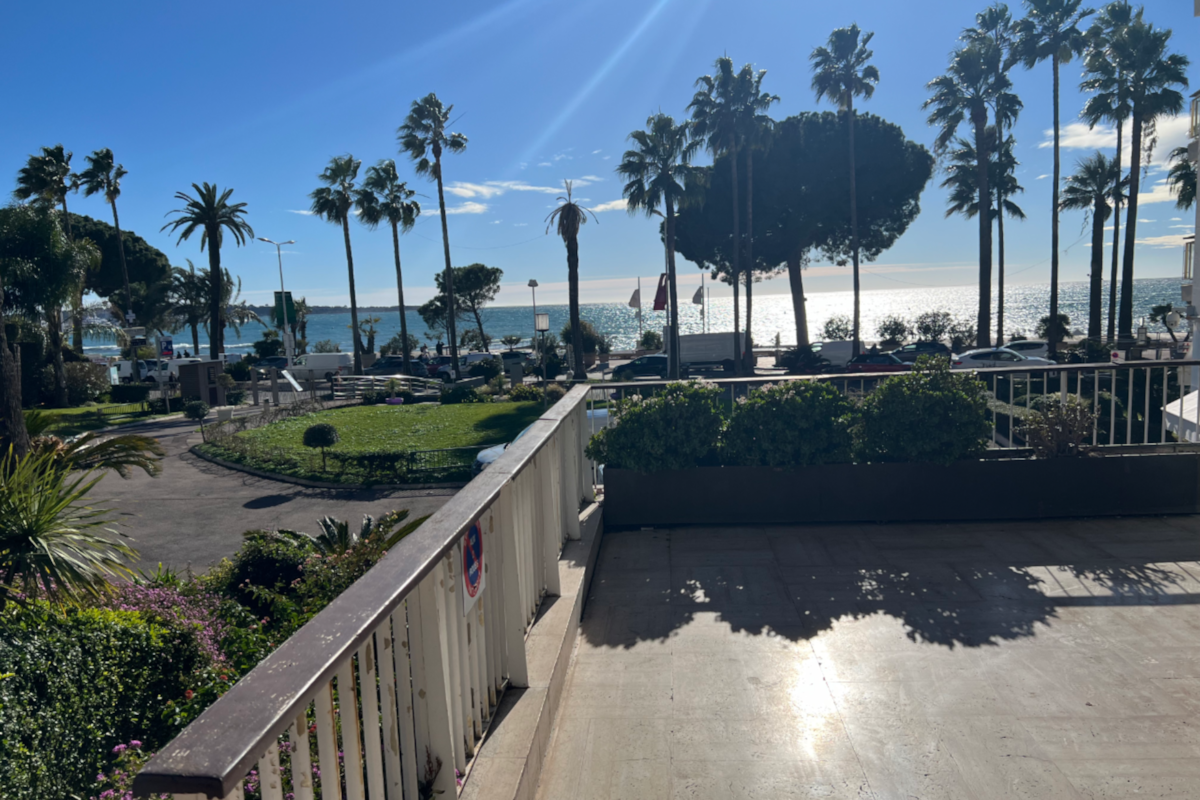 Cannes solnedgång — Medelhavet