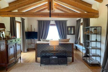 Suite 1 with incredible views at Villa Bracchi