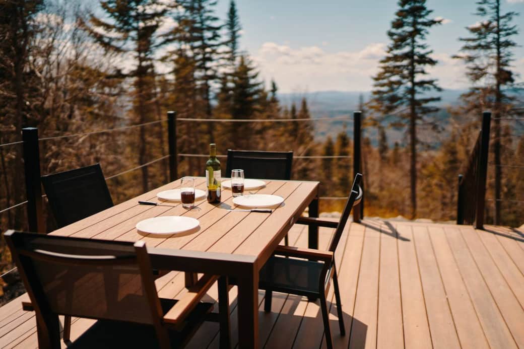 Une magnifique terrasse ensoleillée à l'année