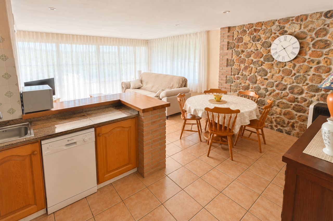 Salón - cocina - La Barbacoa
