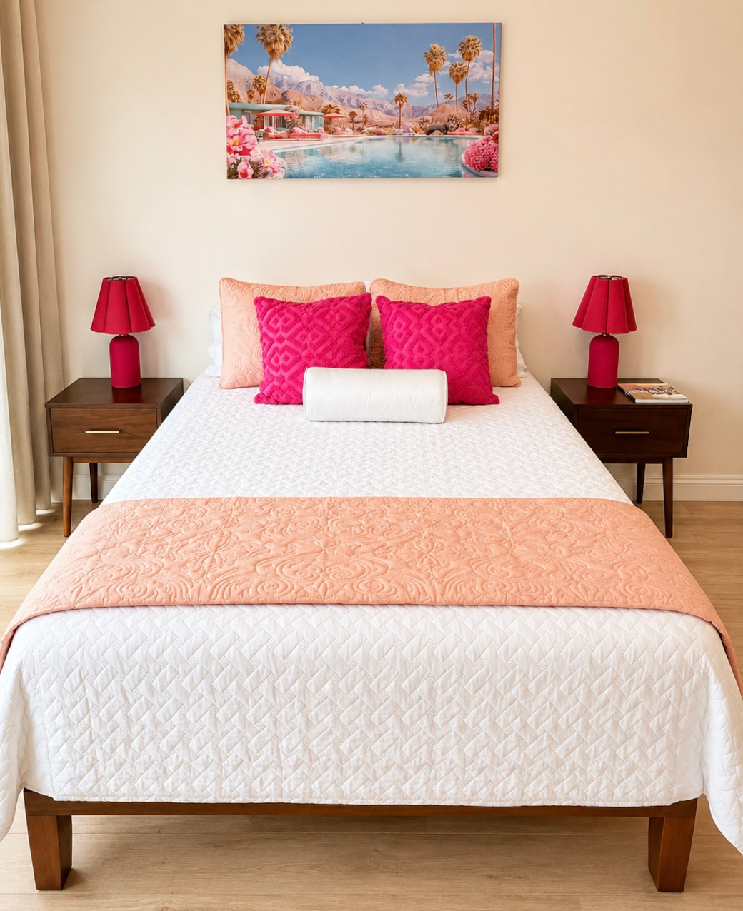 Lush queen bed