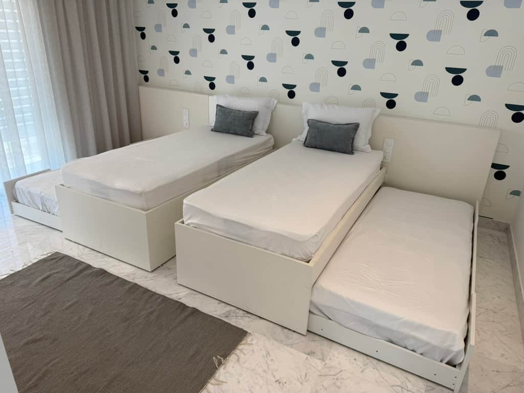 Suite avec lits ouverts