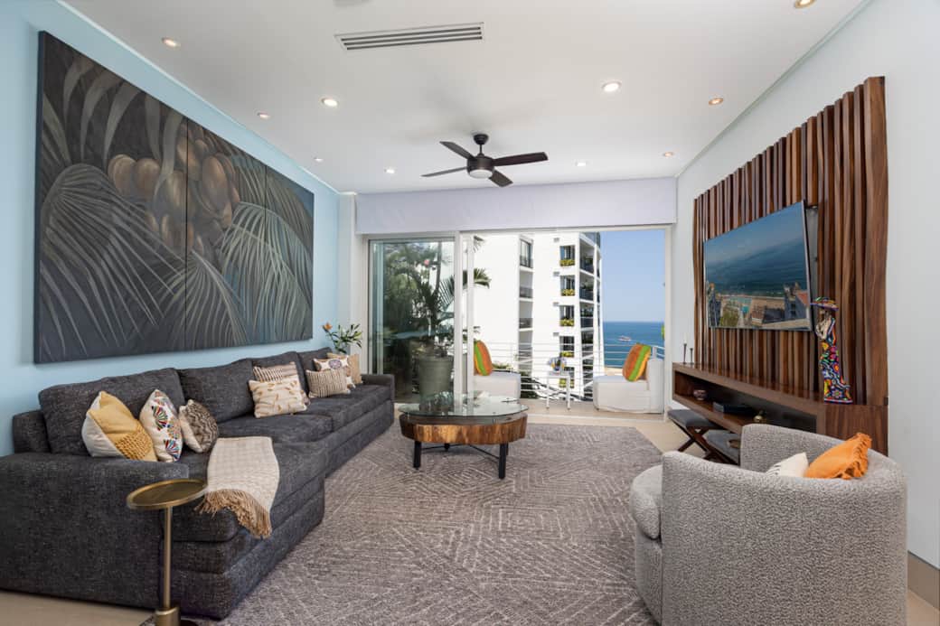 Living Room w/Ocean View